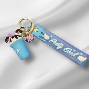 Blue Mickey Keychain